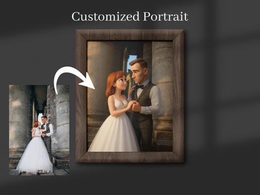 Custom 3D Cartoon Style Portrait from Your Photo | Personalized 3D Comic Character | Couple, Family, Pet Gift | Digital Cartoon Art