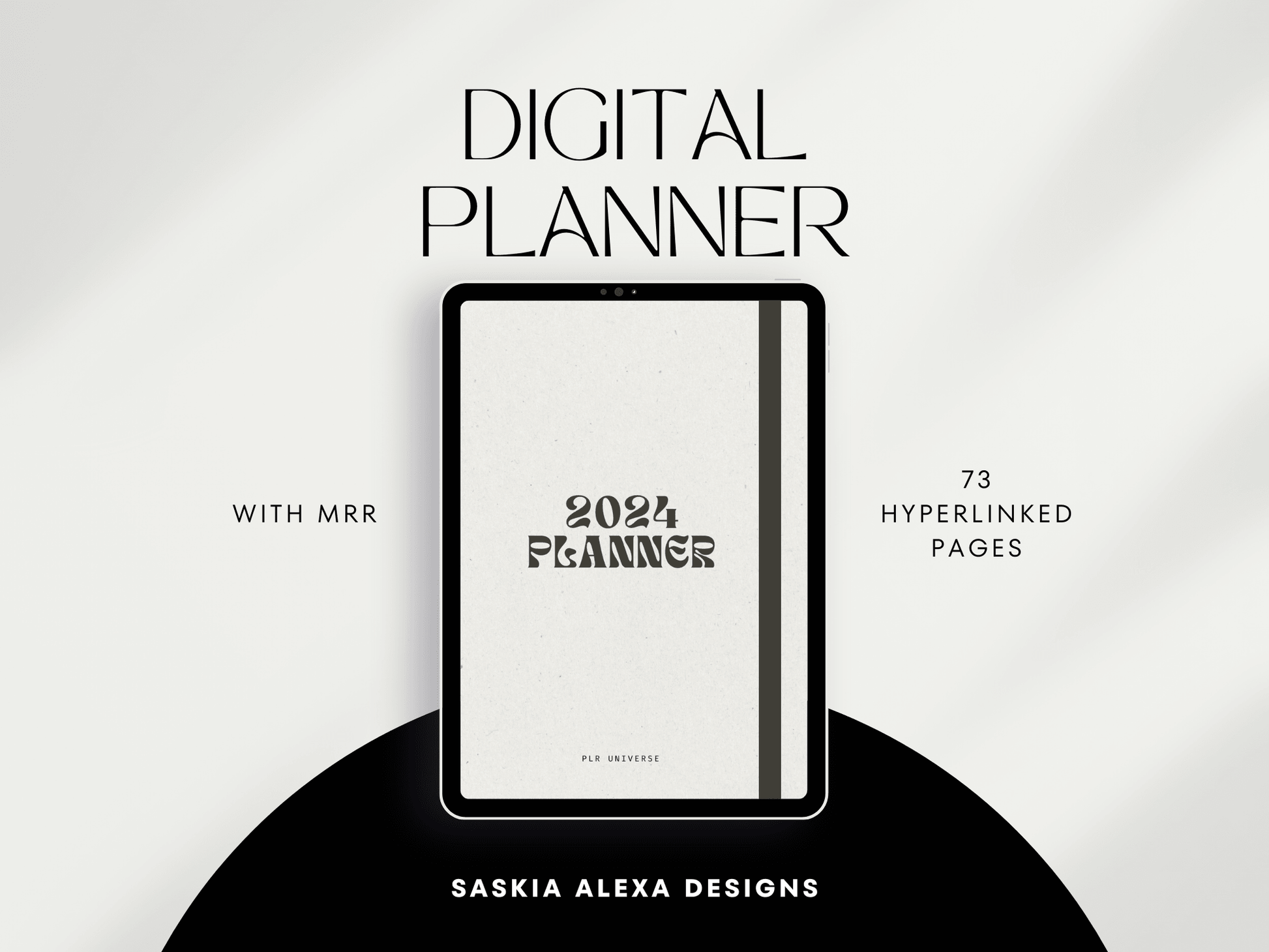 Digital Planner 2024 with Master Resell Rights - Lumière Noire Studio