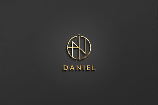 DANIEL - Name Logo Design | Instant Download | Premade Logo | Minimalist Design