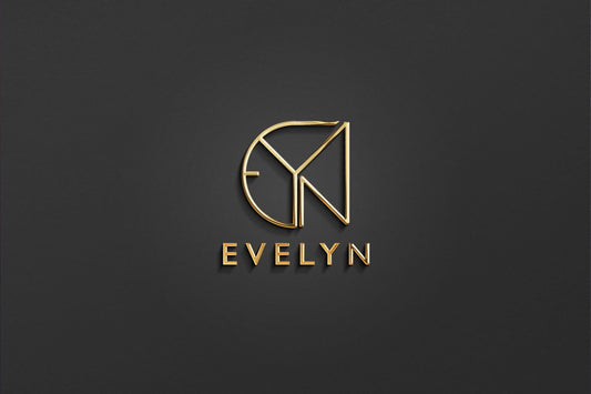 EVELYN - Name Logo Design | Instant Download | Premade Logo | Minimalist Design