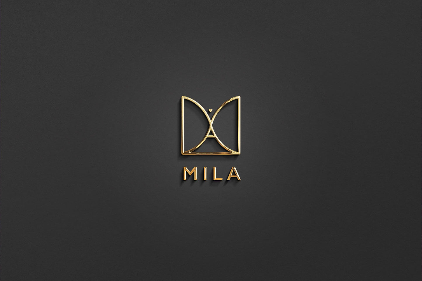 MILA - Name Logo Design | Instant Download | Premade Logo | Minimalist Design