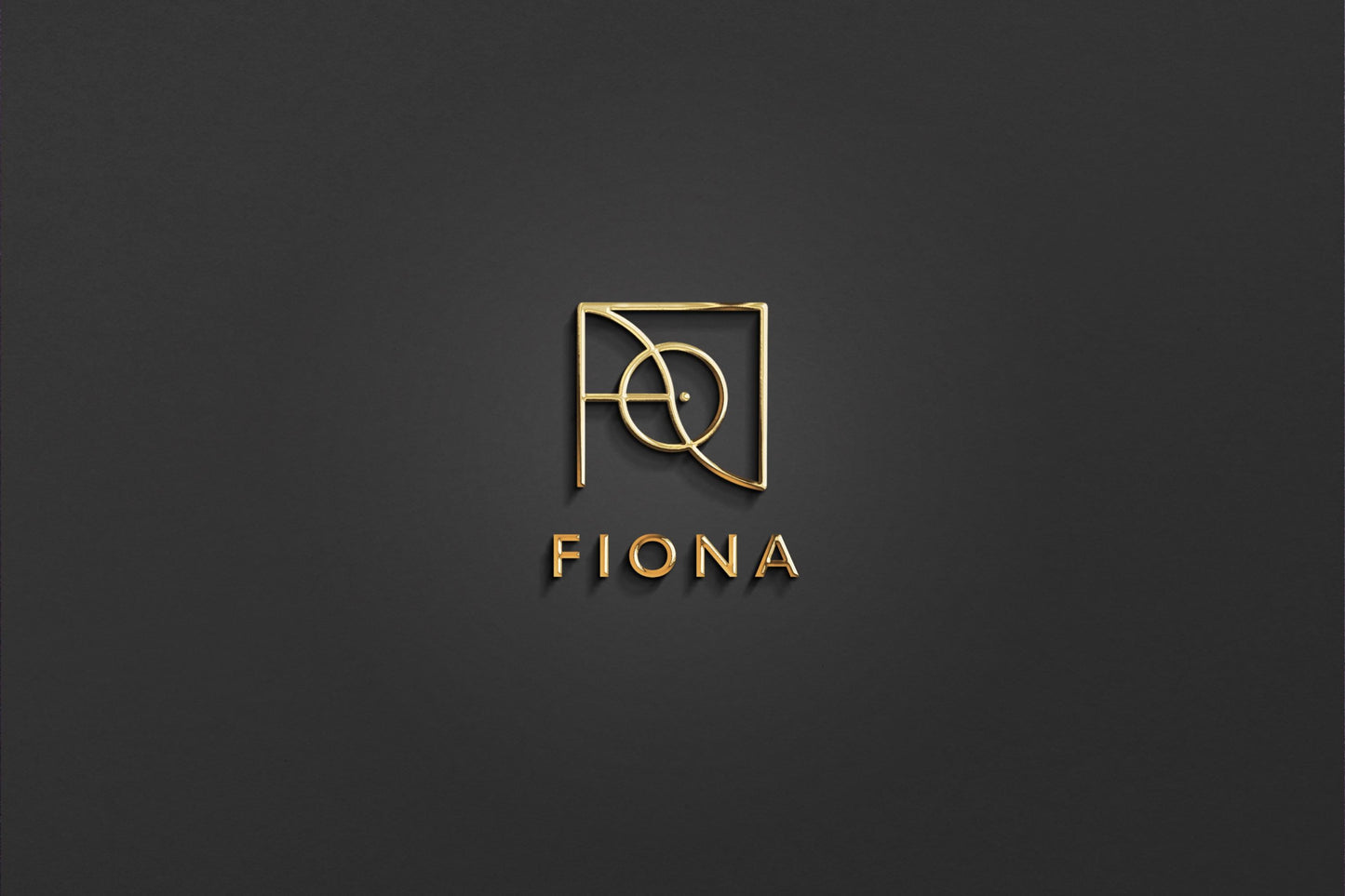 FIONA - Name Logo Design | Instant Download | Premade Logo | Minimalist Design