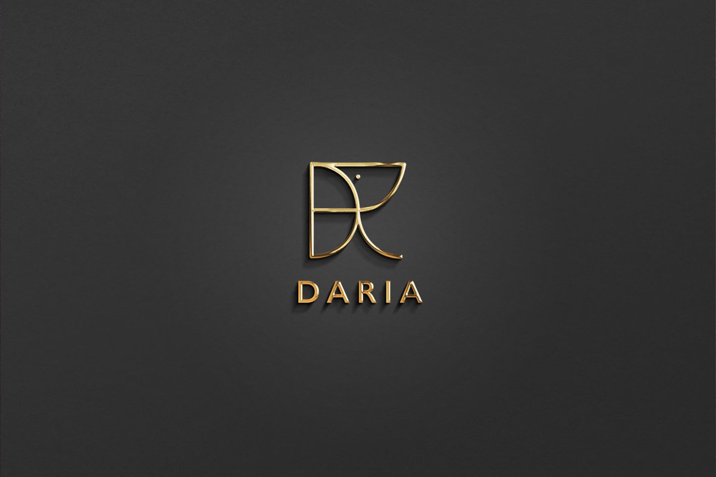 DARIA - Name Logo Design | Instant Download | Premade Logo | Minimalist Design