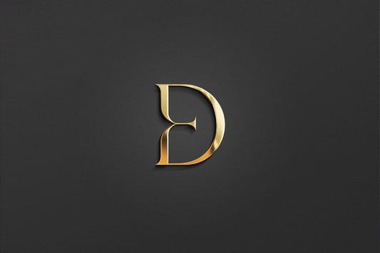 E & D - Letter Logo Design | Instant Download | Premade Logo | Wedding Logo | Couple Logo
