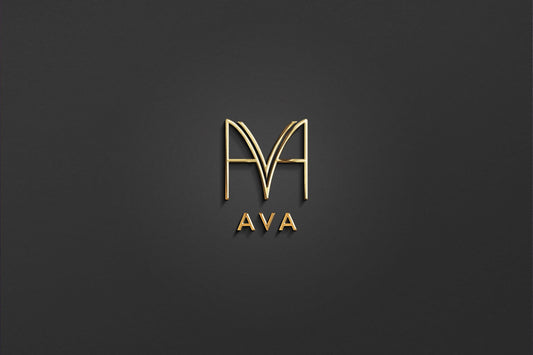 AVA - Name Logo Design | Instant Download | Premade Logo | Minimalist Design
