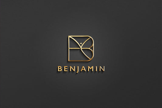 BENJAMIN - Name Logo Design | Instant Download | Premade Logo | Minimalist Design