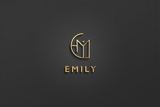 EMILY - Name Logo Design | Instant Download | Premade Logo | Minimalist Design