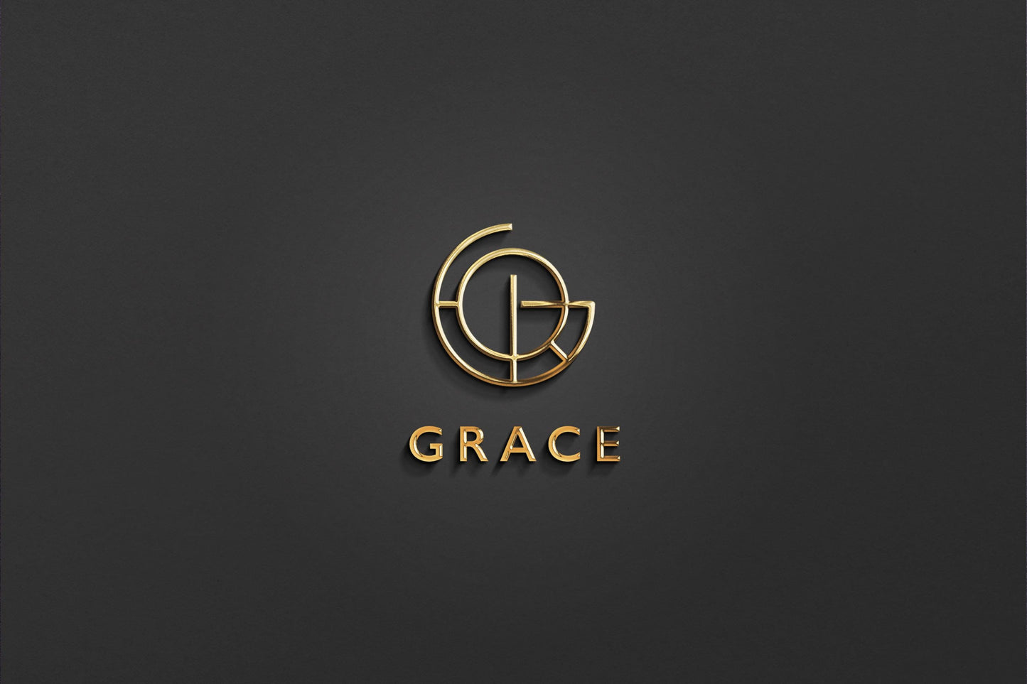 GRACE - Name Logo Design | Instant Download | Premade Logo | Minimalist Design