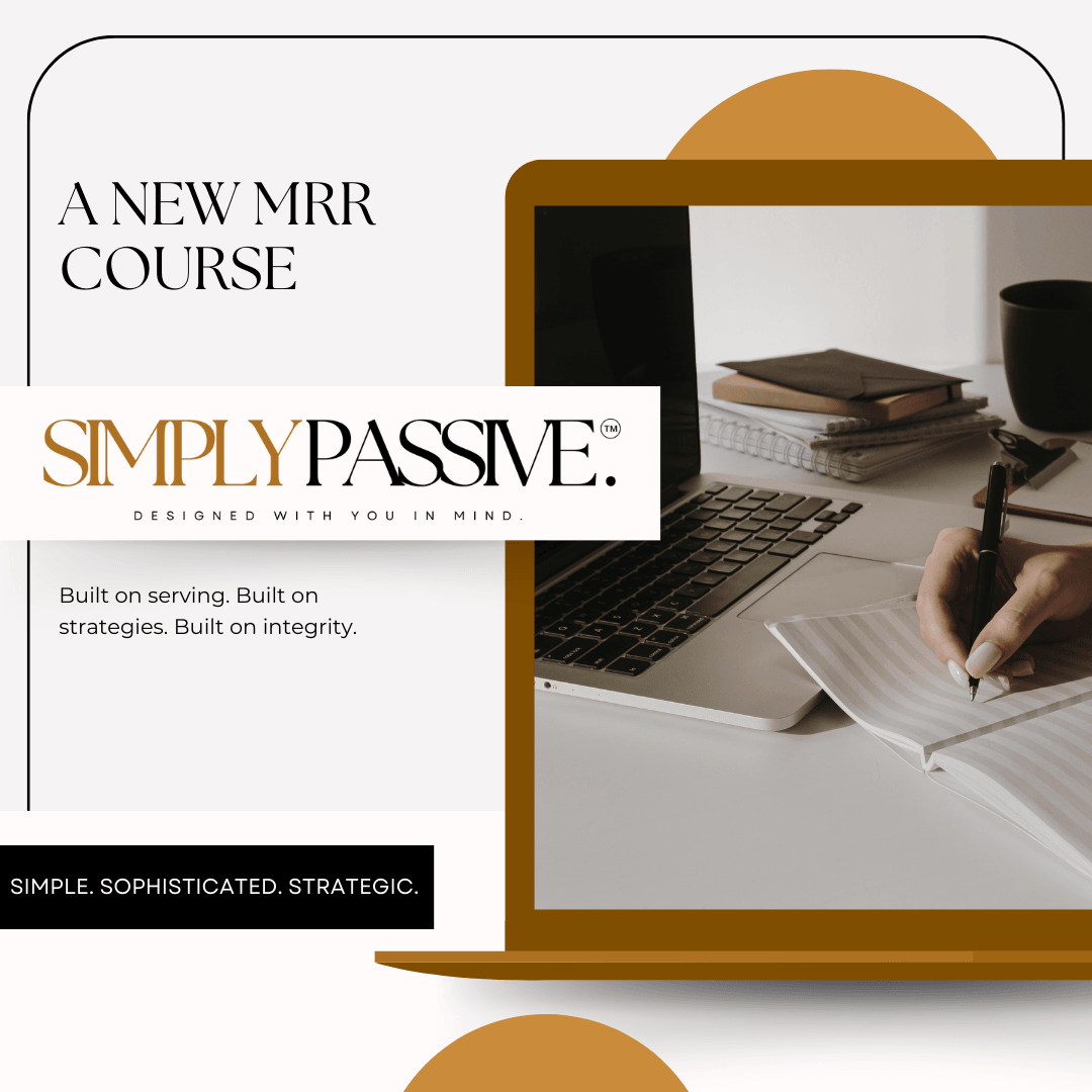 SIMPLY PASSIVE - Lumière Noire Studio