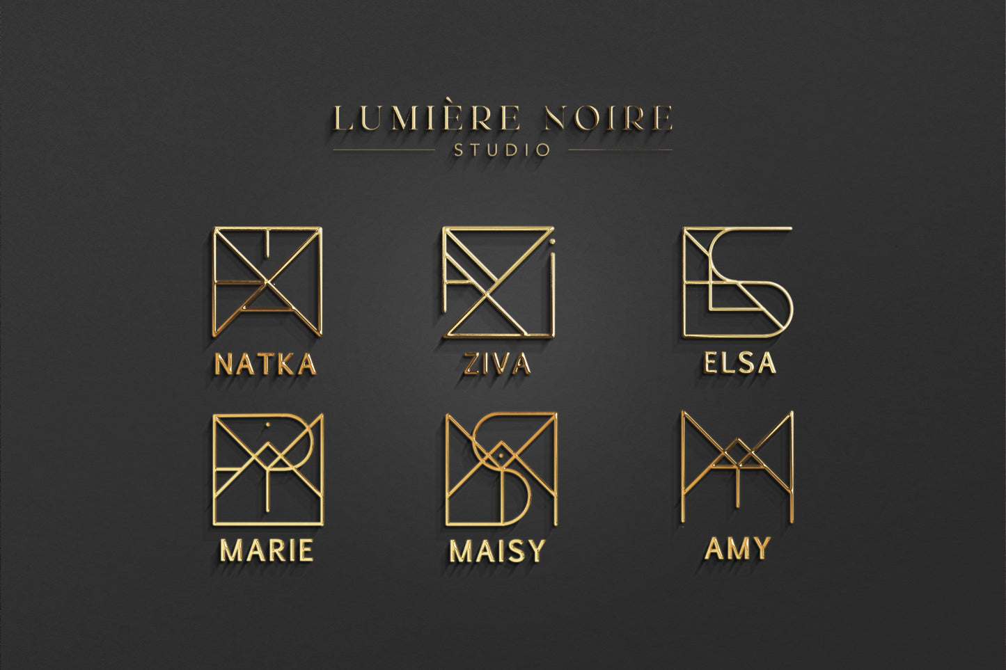 Logo Design - Geometric Square Style