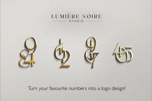 Logo Design - Numbers Style