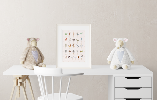 ABC Animal Alphabet Poster