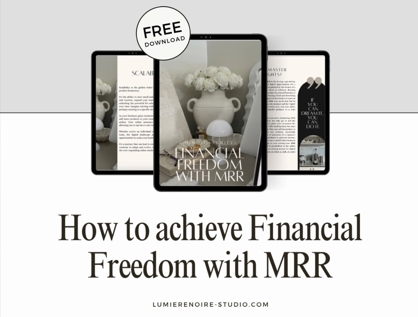 How to achieve Financial Freedom with MRR