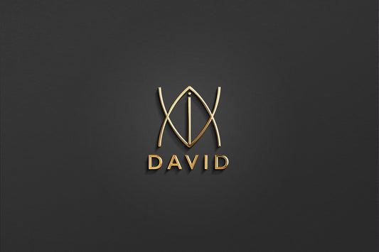 DAVID - Name Logo Design | Instant Download