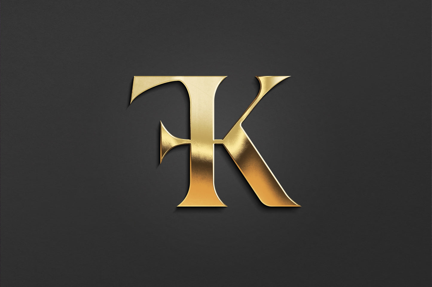 F & K - Letter Logo Design | Instant Download