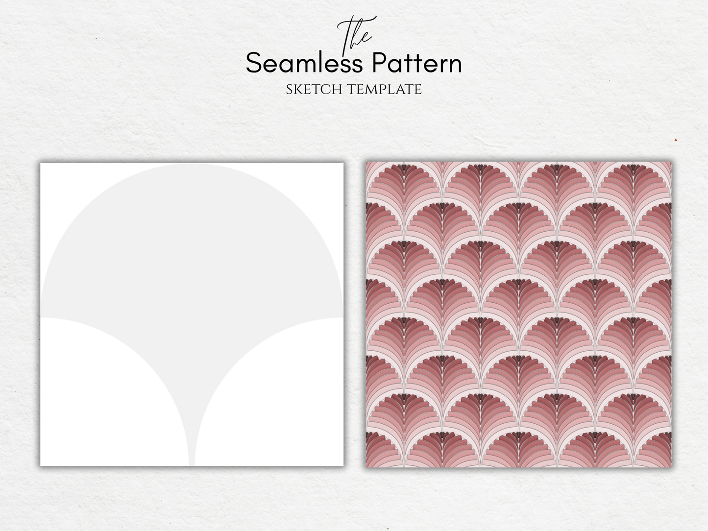 The Seamless Pattern – Free Template for Watercolor & Procreate