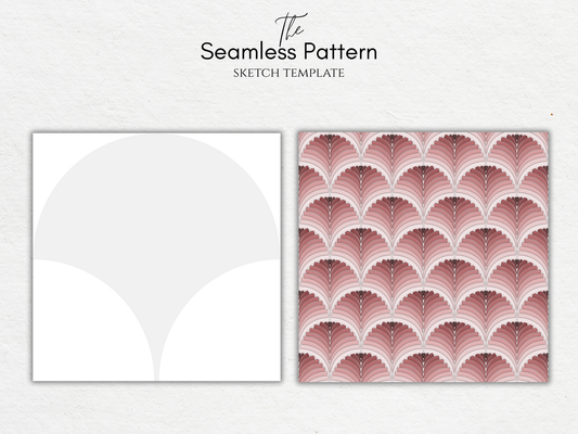The Seamless Pattern – Free Template for Watercolor & Procreate