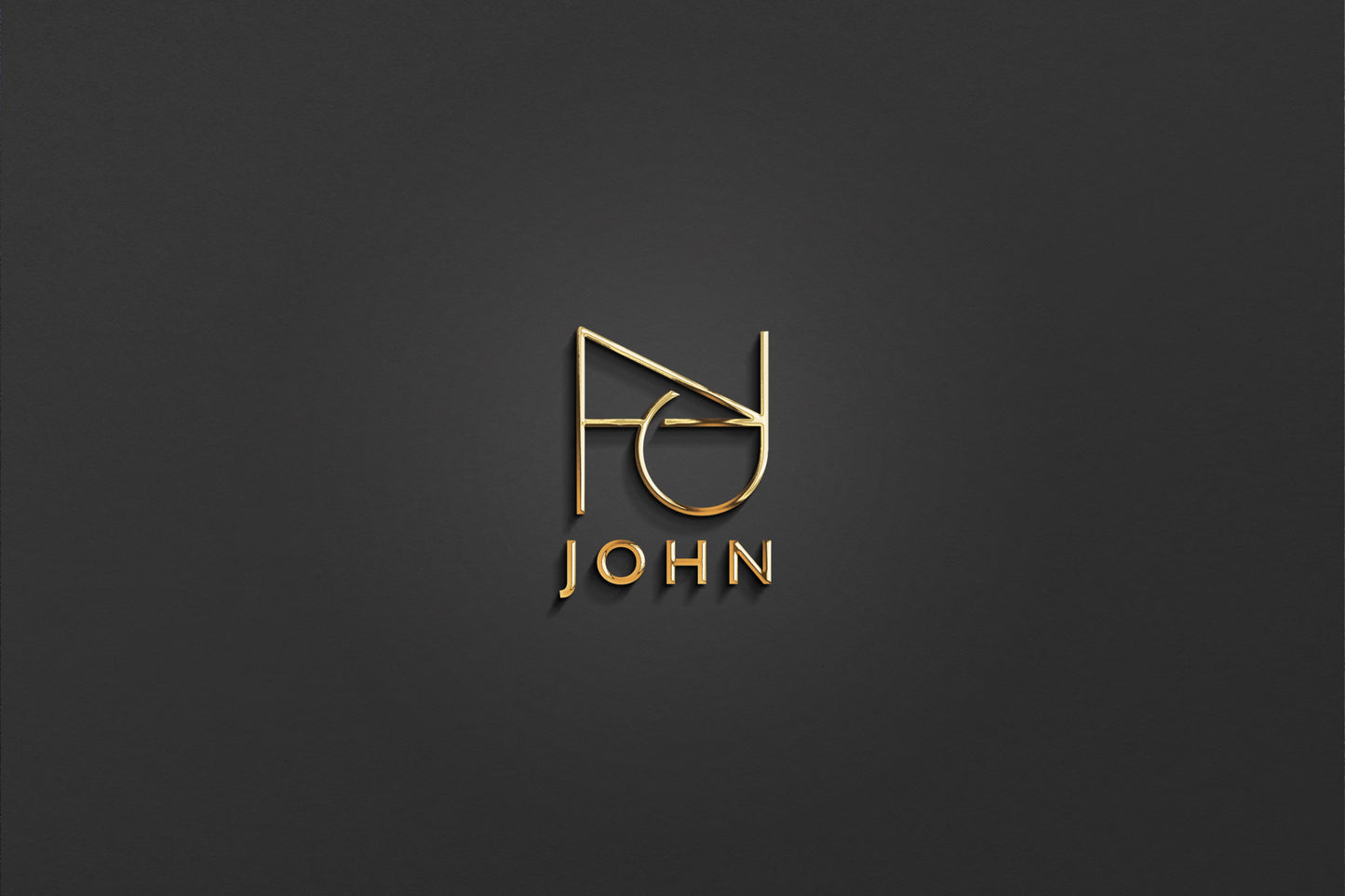 JOHN - Name Logo Design | Instant Download