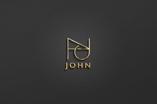 JOHN - Name Logo Design | Instant Download