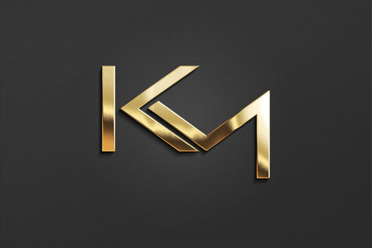 K & M - Letter Logo Design | Instant Download