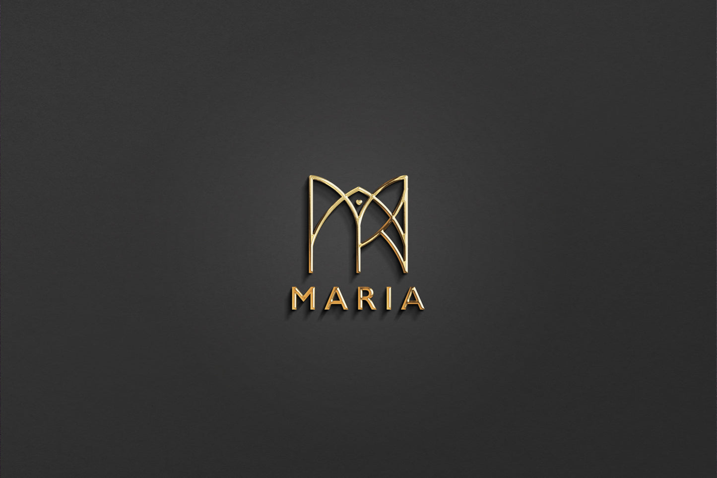 MARIA - Name Logo Design | Instant Download