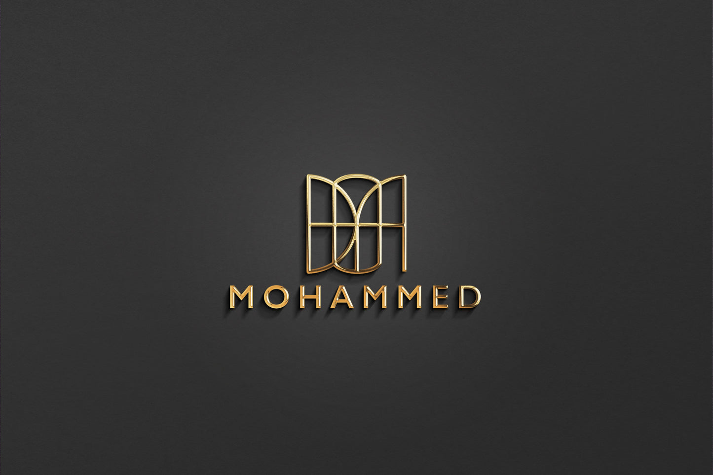 MOHAMMED - Name Logo Design | Instant Download