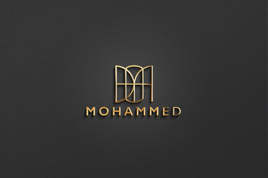 MOHAMMED - Name Logo Design | Instant Download