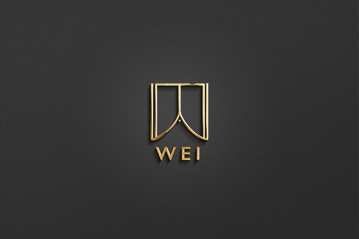 WEI - Name Logo Design | Instant Download