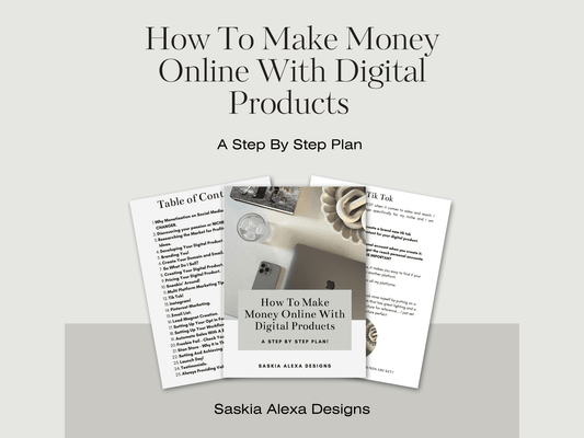 How To Make Money Online With Digital Products - A Step By Step Plan - Lumière Noire Studio