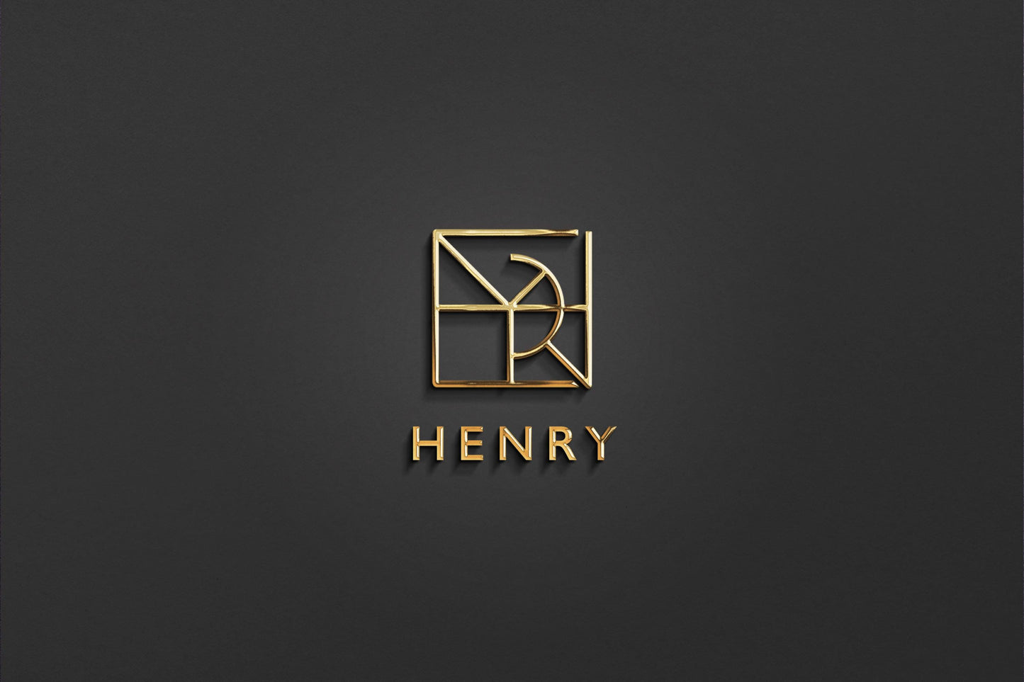 HENRY - Name Logo Design | Instant Download | Premade Logo | Minimalist Design