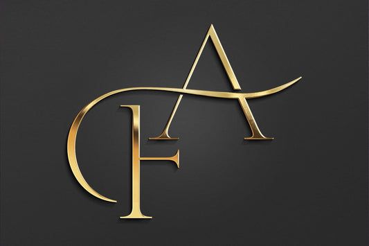 A & F - Letter Logo Design | Instant Download | Premade Logo | Wedding Logo | Couple Logo