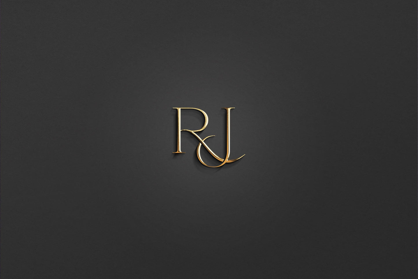 R & J - Letter Logo Design | Instant Download | Premade Logo | Wedding Logo | Couple Logo