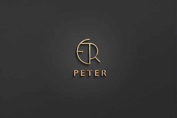 PETER - Name Logo Design | Instant Download | Premade Logo | Minimalis ...