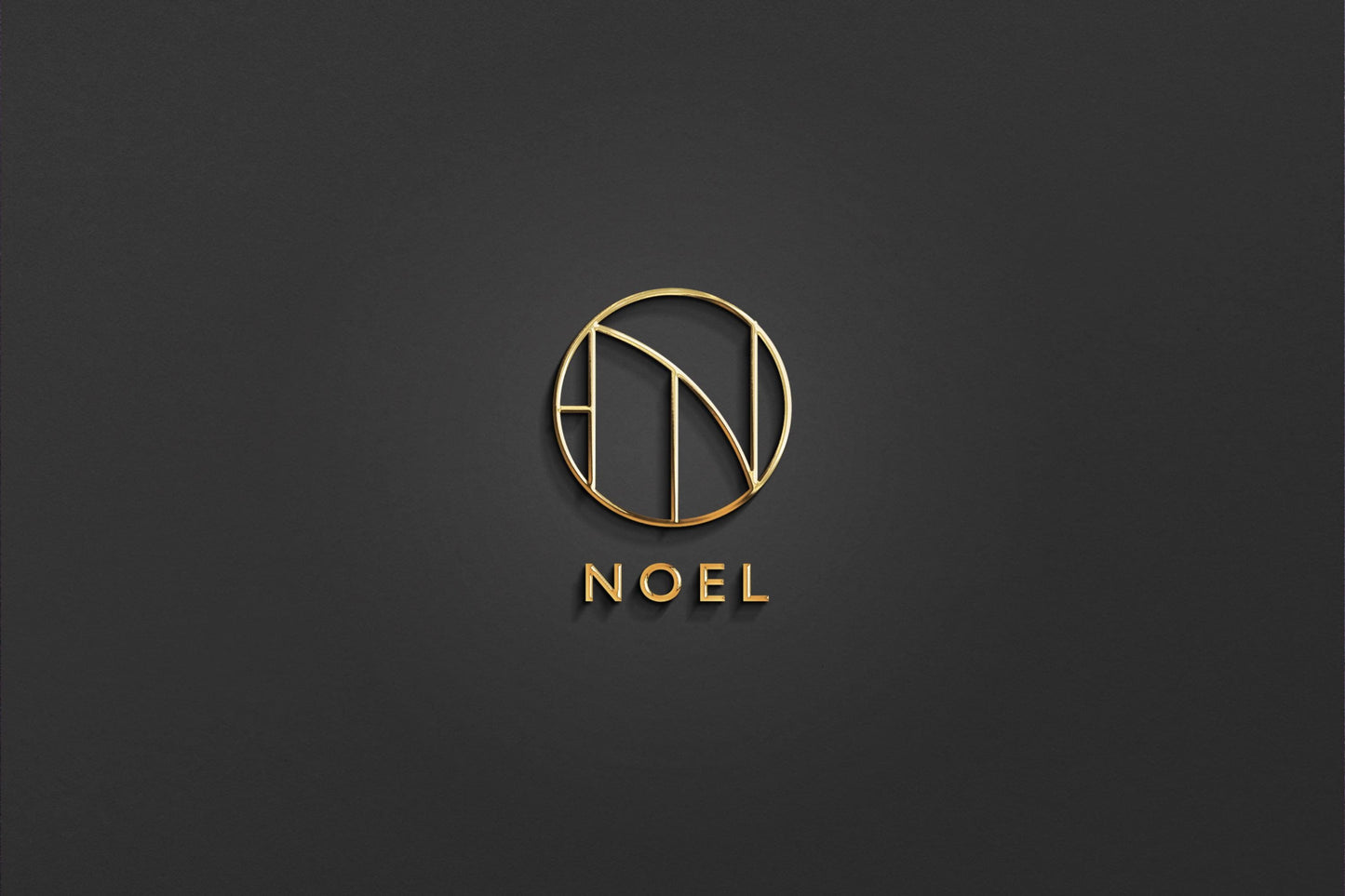 NOEL - Name Logo Design | Instant Download | Premade Logo | Minimalist Design