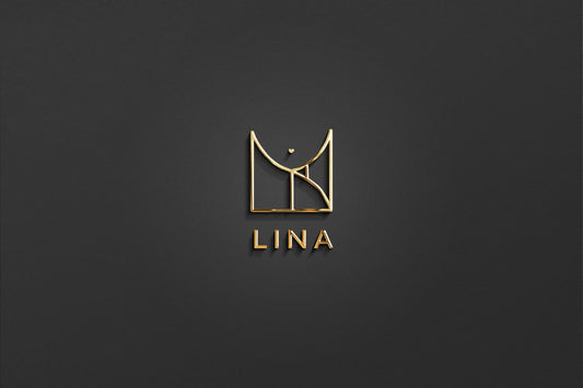 LINA - Name Logo Design | Instant Download | Premade Logo | Minimalist Design