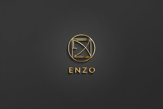 ENZO - Name Logo Design | Instant Download | Premade Logo | Minimalist Design