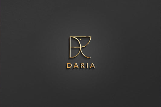 DARIA - Name Logo Design | Instant Download | Premade Logo | Minimalist Design