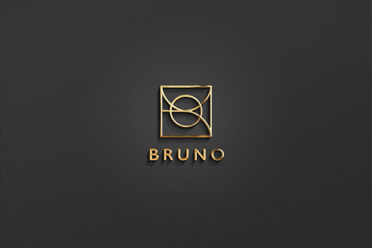 BRUNO - Name Logo Design | Instant Download | Premade Logo | Minimalist Design