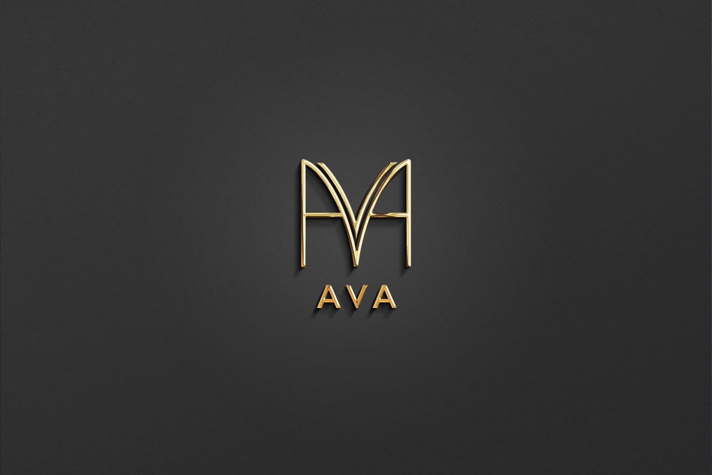 AVA - Name Logo Design | Instant Download | Premade Logo | Minimalist Design