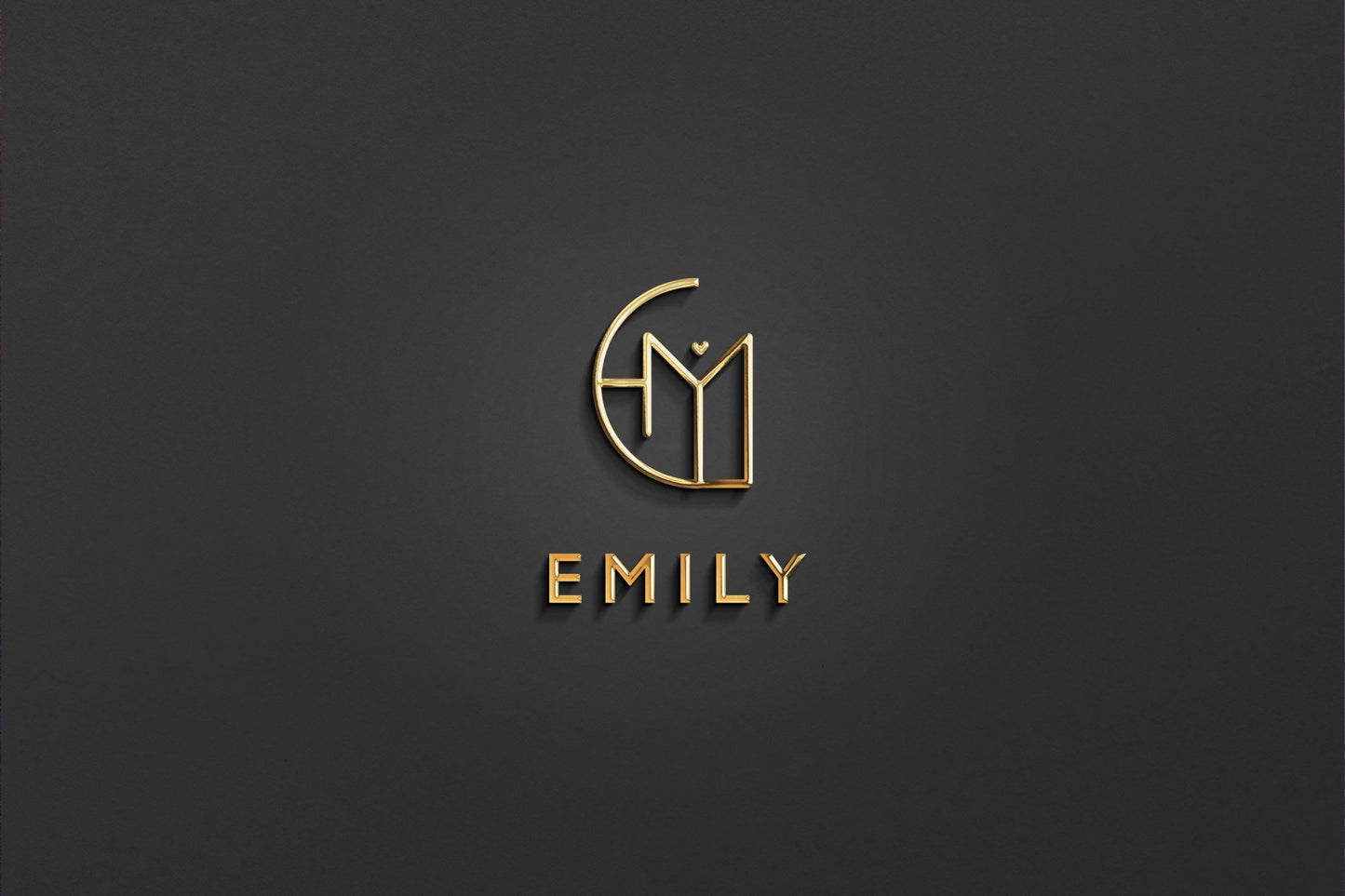 EMILY - Name Logo Design | Instant Download | Premade Logo | Minimalist Design