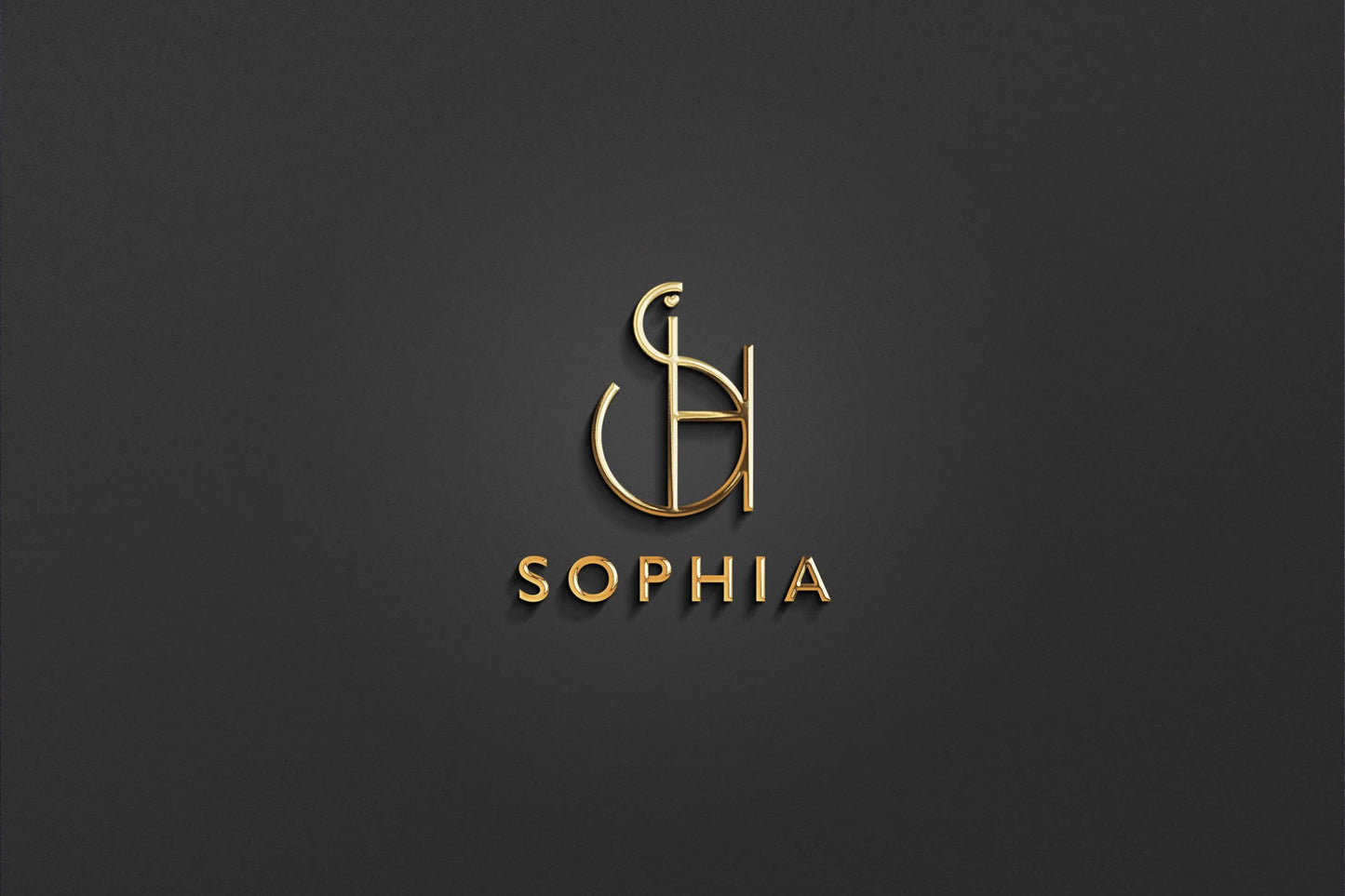 SOPHIA - Name Logo Design | Instant Download | Premade Logo | Minimalist Design