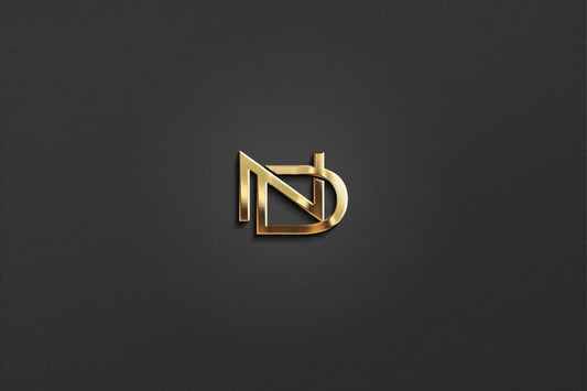 N & D - Letter Logo Design | Instant Download | Premade Logo | Wedding Logo | Couple Logo