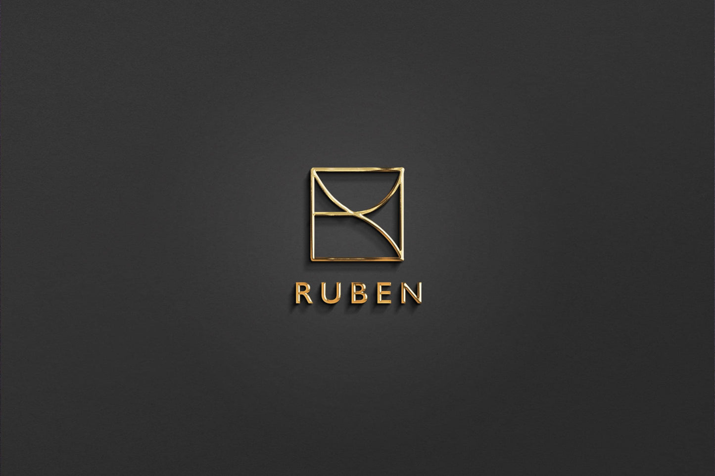 RUBEN - Name Logo Design | Instant Download | Premade Logo | Minimalist Design