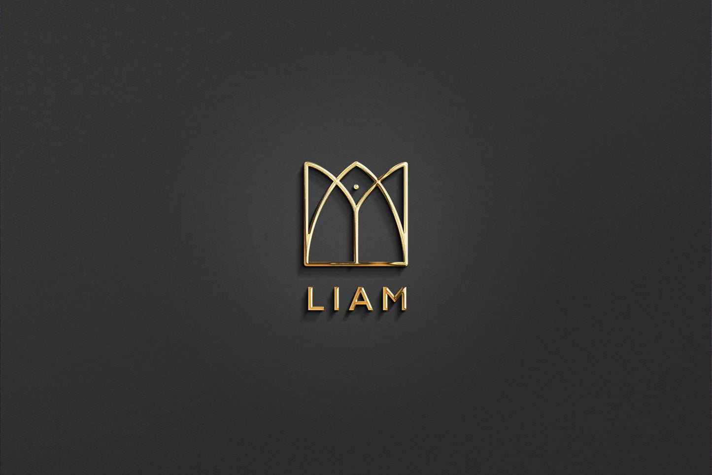 LIAM - Name Logo Design | Instant Download | Premade Logo | Minimalist Design