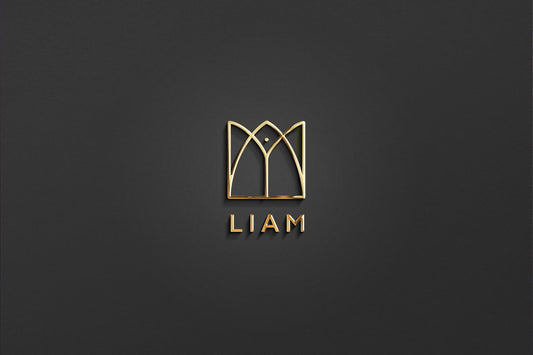 LIAM - Name Logo Design | Instant Download | Premade Logo | Minimalist Design