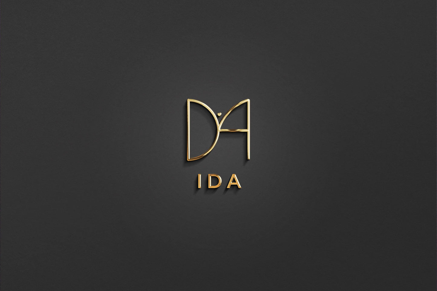 IDA - Name Logo Design | Instant Download | Premade Logo | Minimalist Design