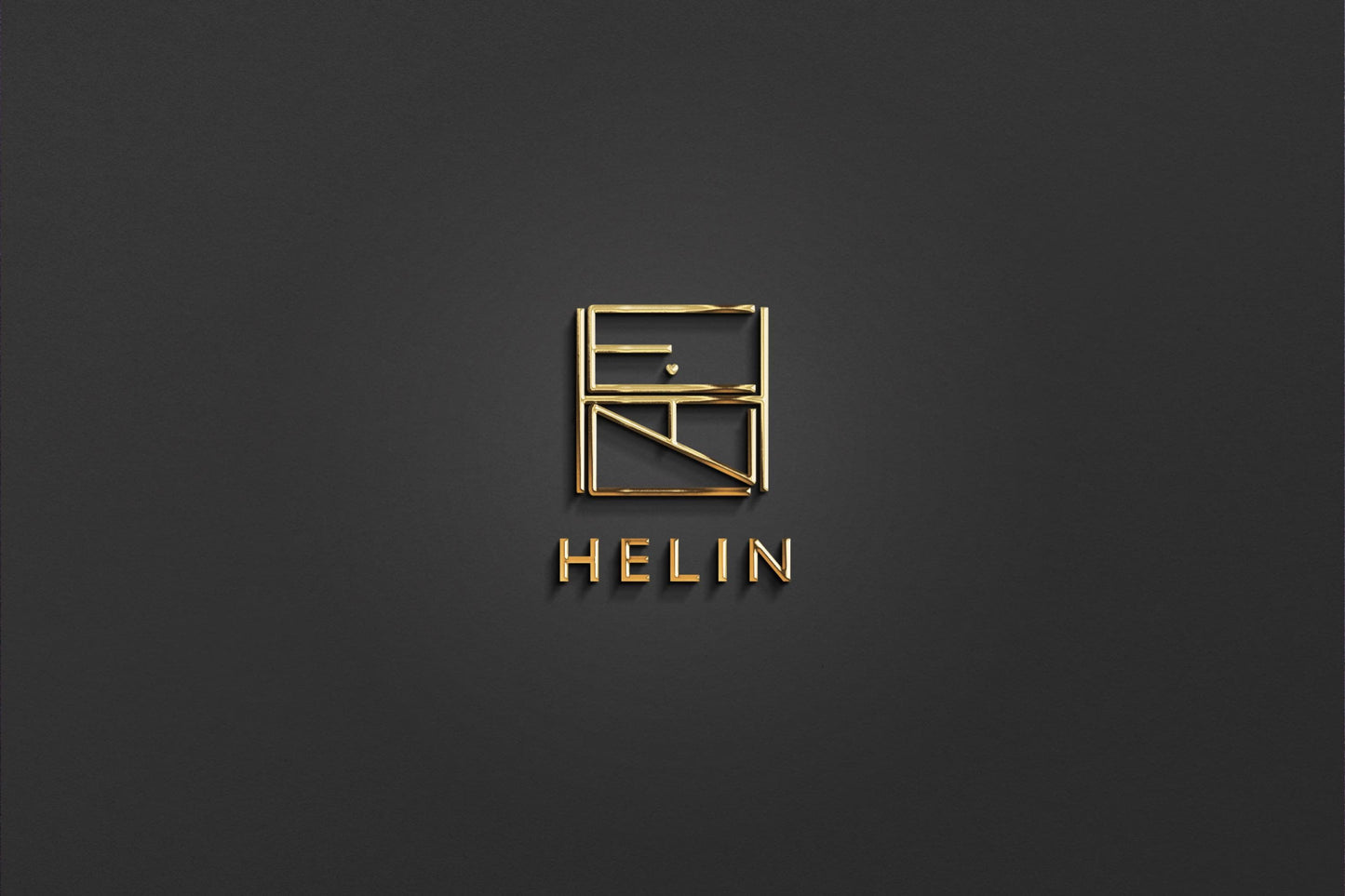 HELIN - Name Logo Design | Instant Download | Premade Logo | Minimalist Design