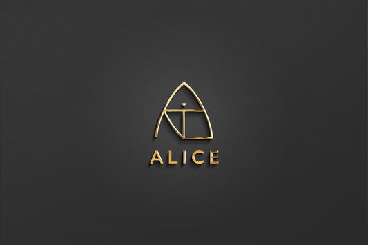 ALICE - Name Logo Design | Instant Download | Premade Logo | Minimalist Design