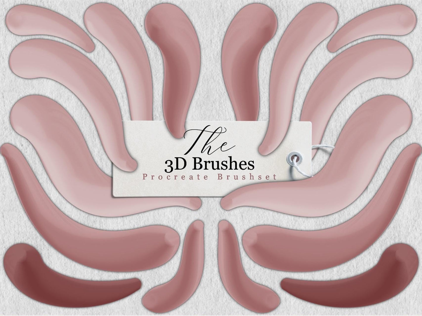 3D Procreate Brushset – Realistic Glossy Brushes for Digital Painting, Highlights & Clay Textures