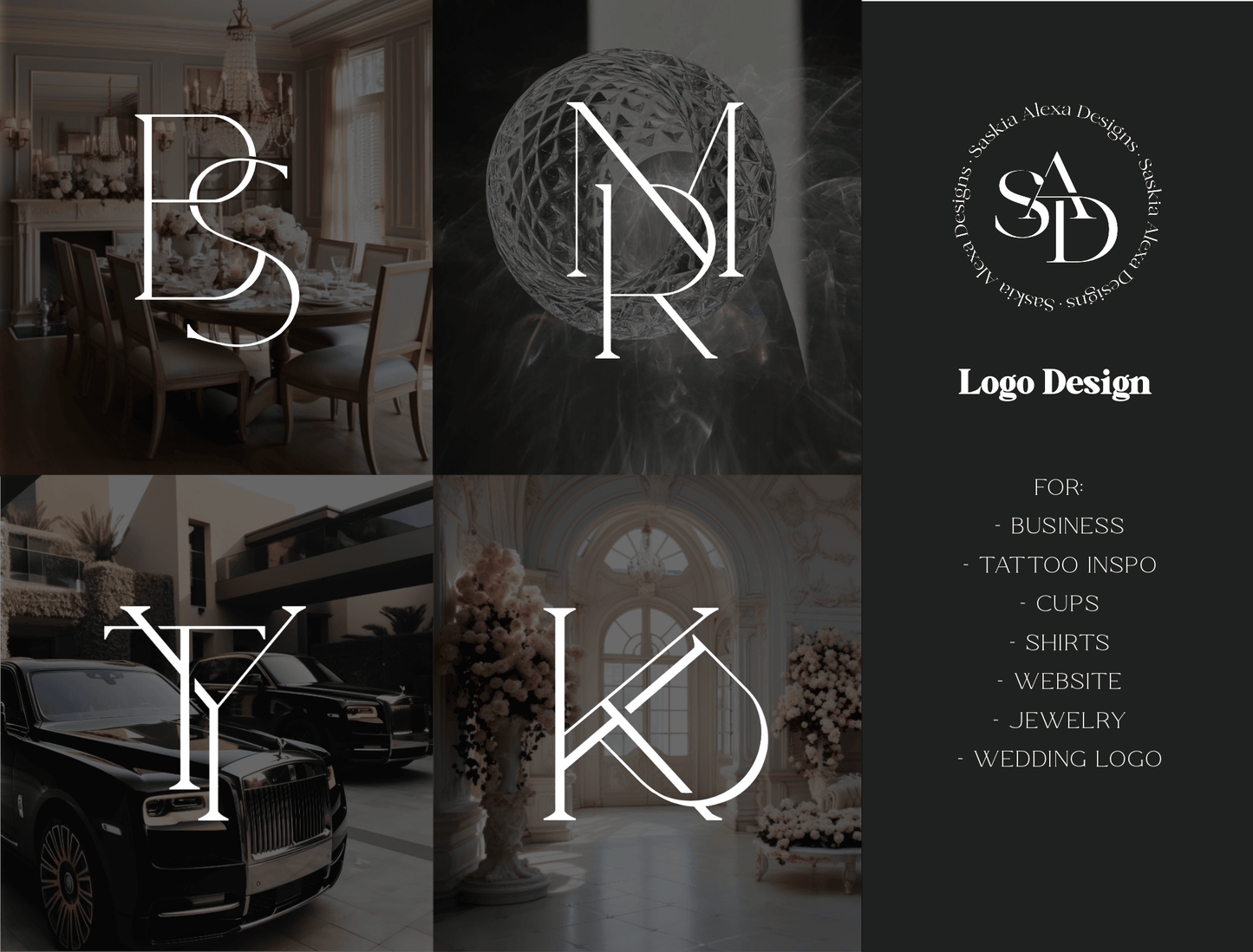 Logo Design - Fine Style - Lumière Noire Studio